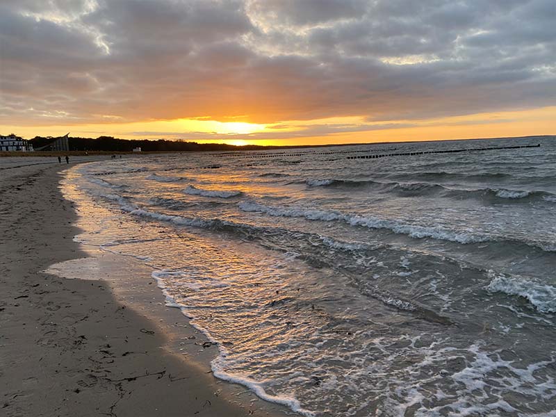 Sonnenuntergang in Rügen