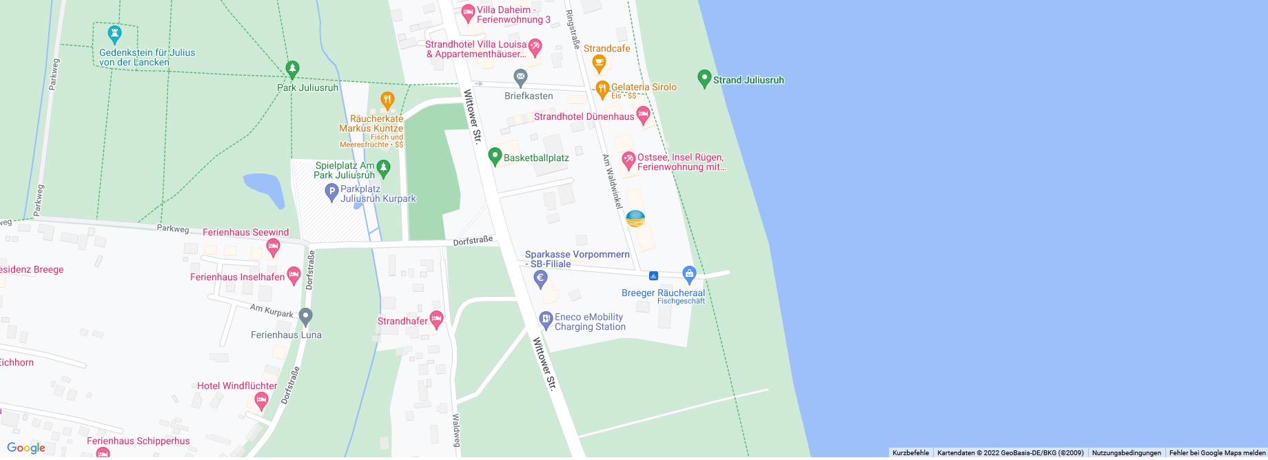 Karte MeinStrandnest